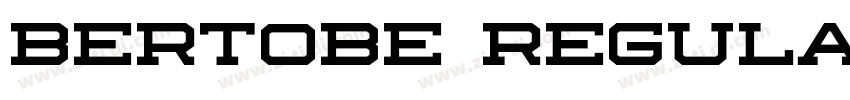 Bertobe Regular字体转换